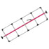 080-01314 by FLEET ENGINEERS - SL-30 Cargo Bar, 84-114, Fixed Feet, Attached 5 Crossmember Hoop, Pink