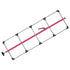 080-01322 by FLEET ENGINEERS - SL-30 Cargo Bar, 84-114, Articulating and F-track Ends, Attached 5 Crossmember Hoop, Pink