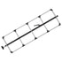 080-01323 by FLEET ENGINEERS - SL-30 Cargo Bar, 84-114, Articulating and F-track Ends, Attached 5 Crossmember Hoop, Black