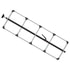 080-01323 by FLEET ENGINEERS - SL-30 Cargo Bar, 84-114, Articulating and F-track Ends, Attached 5 Crossmember Hoop, Black