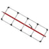 080-01334 by FLEET ENGINEERS - SL-30 Cargo Bar, 84-114, E-track Ends, Attached 5 Crossmember Hoop, Red