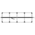 080-01339 by FLEET ENGINEERS - SL-30 Cargo Bar, 84-114, E-track Ends, Attached 5 Crossmember Hoop, Black