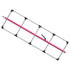 080-01346 by FLEET ENGINEERS - SL-30 Cargo Bar, 84-114, F-track Ends, Attached 5 Crossmember Hoop, Pink