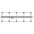 080-01347 by FLEET ENGINEERS - SL-30 Cargo Bar, 84-114, F-track Ends, Attached 5 Crossmember Hoop, Black