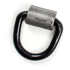 982-00270 by FLEET ENGINEERS - Tie Down D-Ring with Cast Weld-on Clip, 1/2, 2.38 x 2.5 I.D.