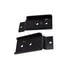 025E10201 by FLEET ENGINEERS - Top Fixture Bracket Base Plate for 1 Rollers, Black E-Coat