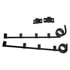 031-00101 by FLEET ENGINEERS - Mud Flap Bracket - 0.75" Bar, Straight, Triple Coil, Standard Mount, Pair