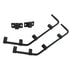 03100105 by FLEET ENGINEERS - Mud Flap Bracket, 3/4 Shortie Bar Type, Right Angle, Standard Mount, Pair