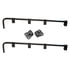 031-00112 by FLEET ENGINEERS - Mud Flap Bracket - 0.75 in. Bar, Straight, End Mount, Pair with Mounts, 16.38 lbs