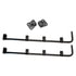 031-00112 by FLEET ENGINEERS - Mud Flap Bracket - 0.75 in. Bar, Straight, End Mount, Pair with Mounts, 16.38 lbs