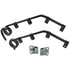 031-00120 by FLEET ENGINEERS - Mud Flap Bracket, 3/4 Shortie Bar Type, Double Coil, End Mount, Pair