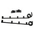 031-00123 by FLEET ENGINEERS - Mud Flap Bracket, 5/8 Straight Bar Type, Triple Coil, Standard Mount, Pair