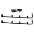 031-00125 by FLEET ENGINEERS - Mud Flap Bracket, 5/8 Straight Bar Type, Right Angle, Standard Mount, Pair