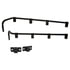 031-00129 by FLEET ENGINEERS - Mud Flap Bracket, 5/8 Straight Bar Type, 5 Offset, Standard Mount, Pair