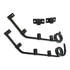 031-00136 by FLEET ENGINEERS - Mud Flap Bracket - 0.63 in. Bar, Shortie Bar, Double Coil, Pair, Standard Mount