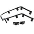 031-00139 by FLEET ENGINEERS - Mud Flap Bracket - 0.63 Bar, 5 in. Offset, Shortie, Pair with Mounts