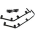 031-00139 by FLEET ENGINEERS - Mud Flap Bracket - 0.63 Bar, 5 in. Offset, Shortie, Pair with Mounts