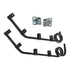 031-00146 by FLEET ENGINEERS - Mud Flap Bracket, 5/8 Shortie Bar Type, Double Coil, End Mount, Pair