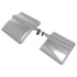 031-00408 by FLEET ENGINEERS - Paddle Mount Classic PMC-24, Stainless Steel, Pair