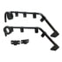 031-00553 by FLEET ENGINEERS - Shortie 3/4" Bar Type Mud Flap Bracket, double coil (extra long), standard mount