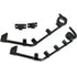 031-00553 by FLEET ENGINEERS - Mud Flap Bracket - 0.75" Bar, Shortie, Double Coil, Pair with Mounts, 25.55 lbs