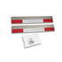 031-01584 by FLEET ENGINEERS - Flap Plate, Stainless Steel, Upper with Reflective Tape