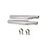 031-01630 by FLEET ENGINEERS - Fender Bracket - Stainless Steel, 29 in. Length, End Mount, Packaged Set