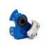 Tramec Sloan 36161P Gladhand Powder-Coated Aluminum Gladhand, 38-Degree Bracket Mount, Service, Rubber Seal