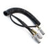 38184 by TRAMEC SLOAN - Y-Ended Dual/Single Pole Adapter Cable, 15ft Coiled, w/ One 12O & One 48O Lead