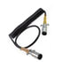 421180 by TRAMEC SLOAN - Cable, Std, Coil, 7-Way, Blk, 15', 12/48 Leads