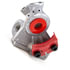 441074 by TRAMEC SLOAN - Aluminum Gladhand, 38-degree Bracket Mount, Emergency, Red Poly Seal w/Filter, Cast-In Wear Plate