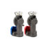 FS6120SE by TRAMEC SLOAN - Standard Air Brake Gladhand Kit - Emergency and Service, Anodized, Gray Poly Seal