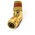 S254PMT-10-8 by TRAMEC SLOAN - Air Brake Fitting - 5/8 Inch x 1/2 Inch 45 Degree Swivel Male Elbow - Push-In