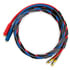 BR455144DSETW by TRAMEC SLOAN - 3/8 X 12' BLUE AND RED HOSE WITH SureGripS SET WRAPPED