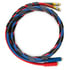 BR455144DSETW by TRAMEC SLOAN - 3/8 X 12' BLUE AND RED HOSE WITH SureGripS SET WRAPPED