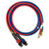 BR455144MAXXSET by TRAMEC SLOAN - 3/8 X 12' BLUE AND RED HOSE WITH MAXX GRIPS SET