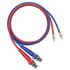 FS5512BRS by TRAMEC SLOAN - Tractor Trailer Jumper Hose - 3/8" I.D., 12 ft., Blue and Red, with X31 Grip and Gladhands