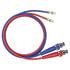 FS5512BRS by TRAMEC SLOAN - Tractor Trailer Jumper Hose - 3/8" I.D., 12 ft., Blue and Red, with X31 Grip and Gladhands