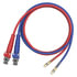 FS5512BRS by TRAMEC SLOAN - Tractor Trailer Jumper Hose - 3/8" I.D., 12 ft., Blue and Red, with X31 Grip and Gladhands