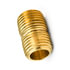 S215-2 by TRAMEC SLOAN - Air Brake Fitting - 1/8 Inch Close Pipe Nipple, Yellow Brass