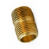 S215-8C by TRAMEC SLOAN - Air Brake Fitting - 1/2 Inch Close Nipple Yellow Brass