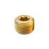 S219P-4C by TRAMEC SLOAN - Air Brake Fitting - 1/4 Inch Countersunk Hex Head Plug