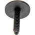 700-044 by DORMAN - Splash Shield Screw - With Captive Washer, M4.2 X 25MM, Black Phosphate