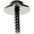 961-043D by DORMAN - Splash Shield Screw - Pan Head SEMS, T30 Torx, Black, Steel, M5-2.2 x 18.5mm, with Washer