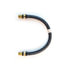 Tramec Sloan 31006-024 Air Brake Hose Assembly 1/2 Composite Live Swivel Hose Assembly, 24, 1/2 Swivels x2, Black