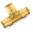 S264PMT-10 by TRAMEC SLOAN - Air Brake Fitting - 5/8 Inch Union Tee - Brass Push-In