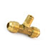 S45-6-2 by TRAMEC SLOAN - Air Brake Fitting - 3/8 Inch x 1/8 Inch 45 Degree Flare Tee w/ MPT On Branch