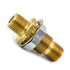 S600 by TRAMEC SLOAN - Bulkhead Fitting, Brass, 2-7/8, .375 x 1.125 Steel Nut