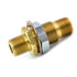 S600 by TRAMEC SLOAN - Bulkhead Fitting, Brass, 2-7/8, .375 x 1.125 Steel Nut