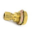 S609 by TRAMEC SLOAN - Bulkhead Fitting, Brass, 1-3/8, .25 x 1.125 Steel Nut